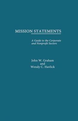 Mission Statements(English, Paperback, Graham John W.)