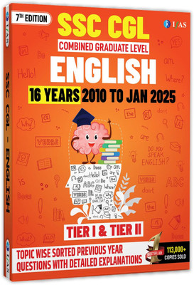 SSC CGL Book 2025  - SSC CGL English Book | Tier 1 & Tier 2 | Chapter Wise & Topic Wise PYQ (2010 to Jan 2025) with Detailed Solutions | Best SSC CGL English PYQ Book | Previous Year Solved Papers for SSC CGL Exam | Two Brothers Publications(Paperback, IFAS Publication)