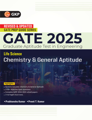 Gate 2025 : Life Science - Chemistry & General Aptitude (Compulsory) -(English, Paperback, unknown)