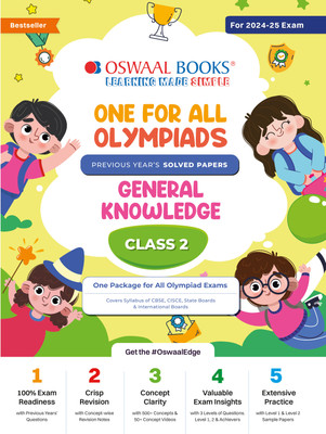 Oswaal One for All Olympiad Class 2 General Knowledge(English, Paperback, unknown)