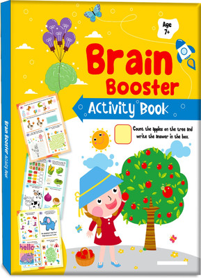 Brain Booster Activity Book for Kids Age 7+(Perfect Binding, Hello Friend Books)