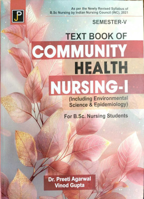 Textbook of Community Health Nursing-I for B.Sc Nursing Students(English, Hardcover, unknown)