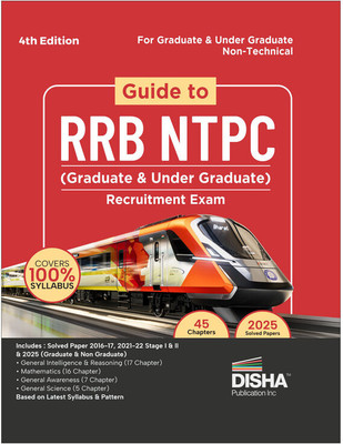 Disha Guide to RRB NTPC (Graduate & Undergraduate) Recruitment Exam 4th Edition | Railway Recruitment Board | Non-Technical Popular Categories(Paperback, Disha Experts)