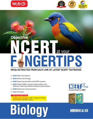 MTG Objective NCERT at your FINGERTIPS Biology For 2025-2026 Exam - NCERT NEET Trend Indicator, HOTS MCQs, Rank Predictor & Notes with HD Pages | NEET Books (Based on NCERT Latest Pattern)(Paperback, MTG Editorial Board) MTG Objective NCERT at your FINGERTIPS Biology For 2025-2026 Exam - NCERT NEET Trend Indicator, HOTS MCQs, Rank Predictor & Notes with HD Pages | NEET Books (Based on NCERT Latest Pattern)(Paperback, MTG Editorial Board)