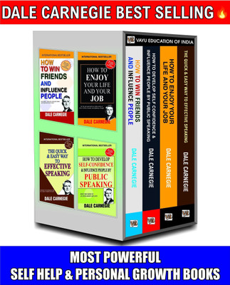 Dale Carnegie Books In English, 4 Best Selling Self Help & Personal Growth Books Set, How To Win Friends And Influence People, English Speaking Course Books & Many More Powerful Books Of Dale Carnegie(Paperback, Dale Carnegie)