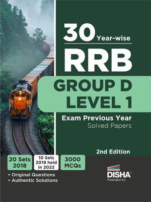 30 Year-Wise Rrb Group D Level 1 Previous Year Solved Papers Exam 2nd(Hindi, Paperback, unknown)