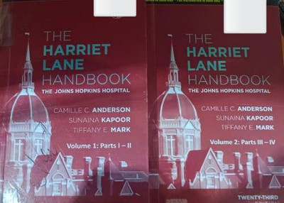 The Harriet Lane Handbook Vol 1,2,3,4(Paperback, Camille C Anderson)