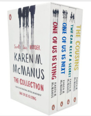 One Of Us Is Lying + One Of Us Is Next + Two Can Keep A Secret + One Of Us Is Back (Set Of 4 Books) (Paperback, Karen M. McManus)(Paperback, Karen M. McManus)
