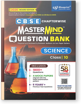 Mastermind CBSE Question Bank Class 10 Science Exam 2026 With 4 Mock Papers(Paperback, Blueprint Editorial Board)