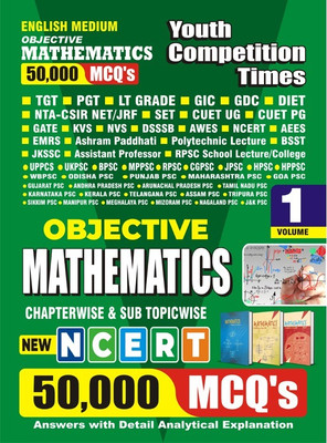 Tgt/Pgt/Lt Grade/Gic Objective Mathematics Vol - 1 (English Medium) 50(English, Hardcover, unknown)