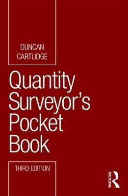 Quantity Surveyor's Pocket Book(English, Paperback, Cartlidge Duncan)