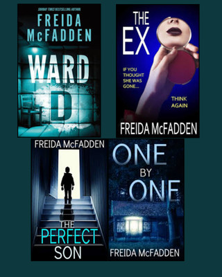 4 Book Set by Freida McFadden ( One By One & The Perfect Son & The Ex & Ward D )(Paperback, Freida McFadden)