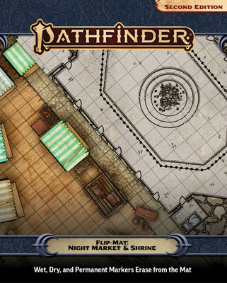 Pathfinder Flip-Mat: Night Market & Shrine (P2)(English, Paperback, Engle Jason)