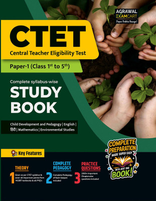 Examcart CTET Paper 1 (Class 1 to 5) Complete Syllabus-Wise 2000+ Practice Questions Study Guide book for 2025 Exams In English(Paperback, Examcart Experts)