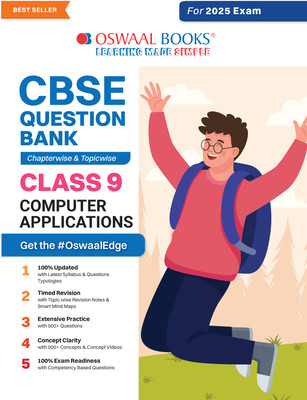 Oswaal CBSE Question Bank Class 9 Computer Application, Chapterwise and Topicwise Solved Papers For 2025 Exams(English, Paperback, Oswaal Editorial Board)
