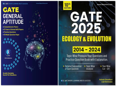 GATE Ecology and Evolution And GATE General Aptitude PYQ Book  - 2026 Previous Years Solved Questions Papers | Updated Edition (2014 to 2024) with Detailed Solutions (Unit Wise Sorted) | Best Seller Previous Year Question Bank for GATE Ecology and Evolution & GATE General Aptitude Examinations in In