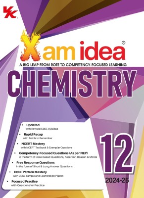 Xam idea Chemistry Class 12 Book | CBSE Board | Chapterwise Question Bank | Based on Revised CBSE Syllabus | NCERT Questions Included | 2024-25 Exam(Paperback, Editorial Board)