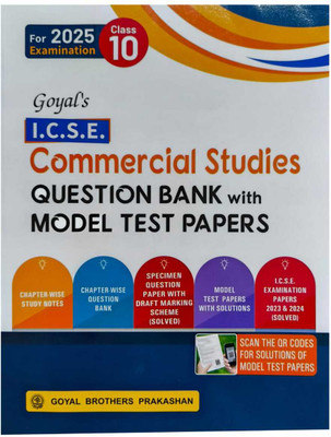 ICSE GOYAL,s Question Bank Commercial Studies-10(Paperback, Goyal Brothers Prakashan)