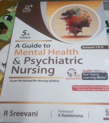 A Guide to Mental Health & Psychiatric Nursing(English, Paperback, Sreevani R)