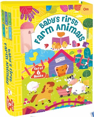 Baby's First Farm Animals (Box) (Board book for children)(English, Board Book, Om Books Editorial Team)