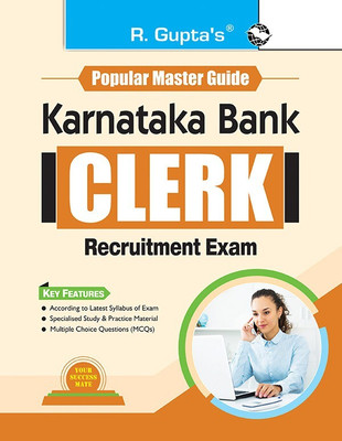 Karnataka Bank : CLERK Recruitment Exam Guide(Paperback, R. Gupts's)