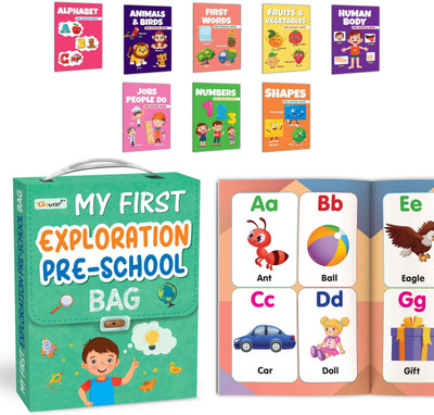 My First Exploration Preschool Bag Of 8 picture Books(Paperback, GO WOO)