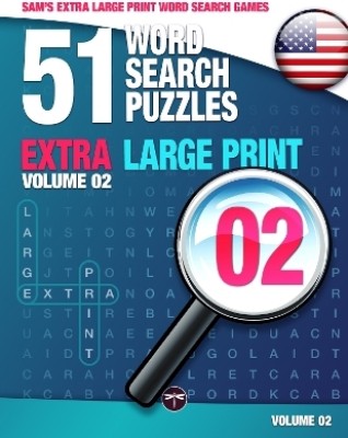 Sam's Extra Large Print Word Search Games, 51 Word Search Puzzles, Volume 2: 2(English, Paperback, Mark Sam)