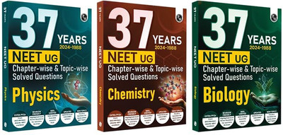 PW 37 Years NEET Previous Year Solved Question Papers Physics, Chemistry and Biology (Combo Set of 3 Books) PYQs Chapterwise Topicwise Solutions For NEET Exam 2025 with Newly Added Topics(Paperback, PW NEET EXPERT TEAM) PW 37 Years NEET Previous Year Solved Question Papers Physics, Chemistry and Biology (Combo Set of 3 Books) PYQs Chapterwise Topicwise Solutions For NEET Exam 2025 with Newly Added Topics(Paperback, PW NEET EXPERT TEAM)
