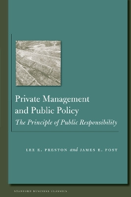 Private Management and Public Policy(English, Paperback, Post James)
