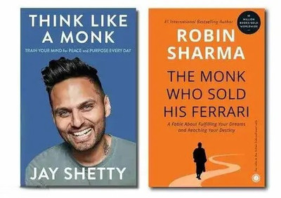 THINK LIKE A MONK + THE MONK WHO SOLD HIS FERRARI (2 BOOK COMBO)(Paperback, JMD BOOKS)
