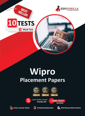Wipro Elite NTH Placement Papers  - 2024 | 10 Mock Tests (Quantitative Aptitude, Verbal Ability, Logical Reasoning, Coding) with Free Access to Online Tests(English, Paperback, EduGorilla Prep Experts)