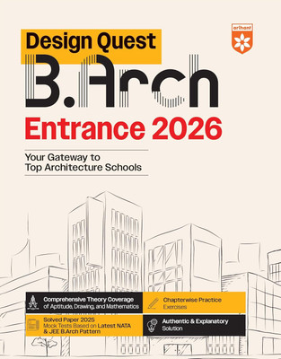 Arihant B.Arch Entrance Exam 2026 | NATA and JEE B.Arch Preparation Guide | Aptitude, Drawing, Mathematics, Previous Year Solved Papers 2025 & Mock Tests | Architecture Entrance Study Material | English Medium(Paperback, Er. RK Srivastava)