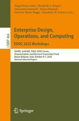 Enterprise Design, Operations, and Computing. EDOC 2022 Workshops(English, Paperback, unknown)