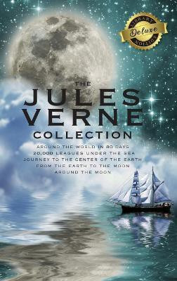 The Jules Verne Collection (5 Books in 1) Around the World in 80 Days, 20,000 Leagues Under the Sea, Journey to the Center of the Earth, From the Earth to the Moon, Around the Moon (Deluxe Library Edition)(English, Hardcover, Verne Jules)