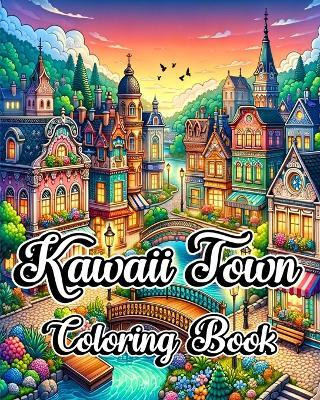 Kawaii Town Coloring Book(English, Paperback, Caleb Sophia)