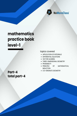 Mathematics Practice Book Level-1 Part 4 of 4(English, Paperback, Nomoreclass)