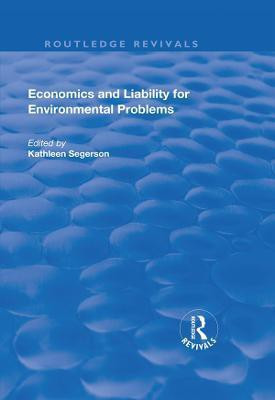 Economics and Liability for Environmental Problems(English, Paperback, unknown)