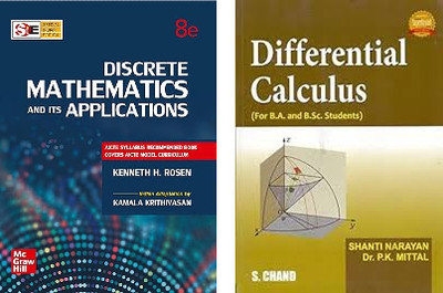 Discrete Mathematics and Its Applications (SIE)| 8th Edition(USED-GOOD) & Differential Calculus(USED-GOOD)(Paperback, KENNETH H. ROSEN, Narayan)