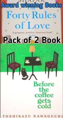 Combo pack of 2 book, Forty Rules of Love and Before The Coffee Get Cold  - Two best fiction book for managing your love life. with 2 Disc(Paperback, Elif Shafak, Toshikazu Kawaguchi)