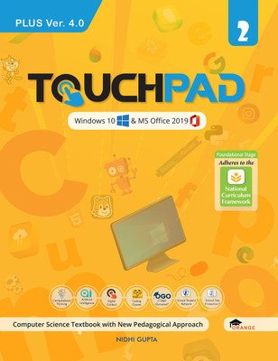 Touchpad Plus Ver. 4.0 Class 2: Windows 10 & MS Office 2019(Paperback, Nidhi Gupta)