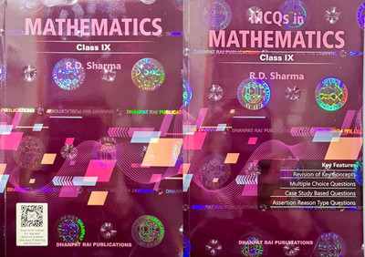 Rd Sharma Class 9 Maths 2025-26 CBSE Examinations | R D Sharma Class 9 Mathematics with MCQ Book (Set of 2 Books) with 2 Disc(Paperback, RD Sharma)