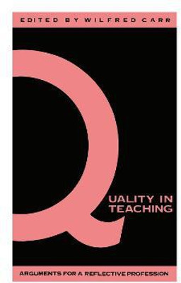 Quality In Teaching(English, Hardcover, unknown)