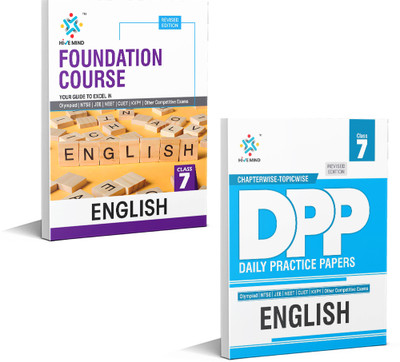 Hive Mind Class 7 Foundation Course For English , English DPP (2-Book Combo)  - NTSE, STSE, JEE, NEET Olympiad Exam And Other Competitive Exams(Paperback, Student Advisor)