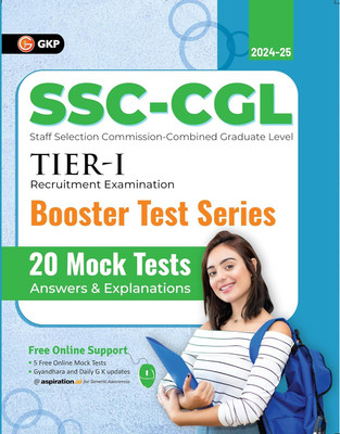 GKP SSC 2025 : CGL Tier I - Booster Test Series - 20 Mock Tests (Questions, Answers & Explanations)(Paperback, GKP EXPERTS)