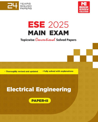 ESE Main 2025 Solved Papers : Electrical Engineering Paper II(English, Hardcover, unknown)