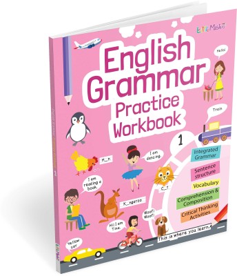 English Grammar Practice Workbook-1|Integrated Grammar|Sentence Structure|Vocabulary|Comprehension & Composition|Critical Thinking Activities| Grammar Practice Workbook For Kids(Paperback, Infinity Publishing)