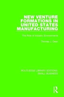 New Venture Formations in United States Manufacturing(English, Paperback, Dean Thomas J.)