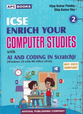 ICSE Enrich Your Computer Studies with AI and Coding in Scratchjr Class 2 (2024-25 Examination)(Paperback, Vijay Kumar Pandey, Dilip Kumar Dey)