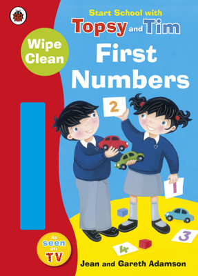 Start School with Topsy and Tim: Wipe Clean First Numbers(English, Paperback, Adamson Jean)