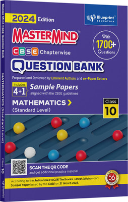MasterMind CBSE Class 10 Maths Standard Question Bank 2024 Exam  - with 1700 Plus Questions and 4 plus 1 Sample Papers by Blueprint Education(Paperback, Blueprint Editorial Board)